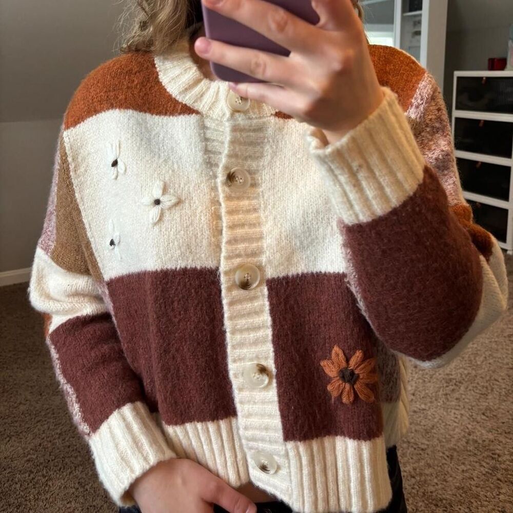 Luna Ivy Cottagecore Floral Cardigan
